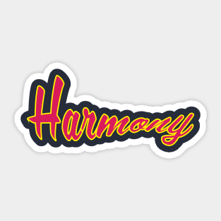 Harmony Sticker